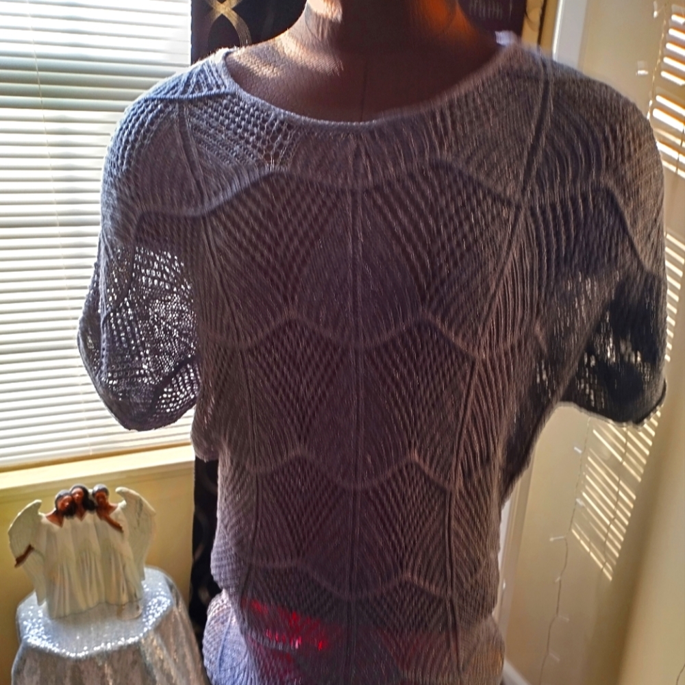 Pretty Angel Gray knit top S/M